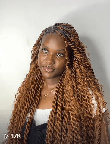 Beautiful natural hairstyle