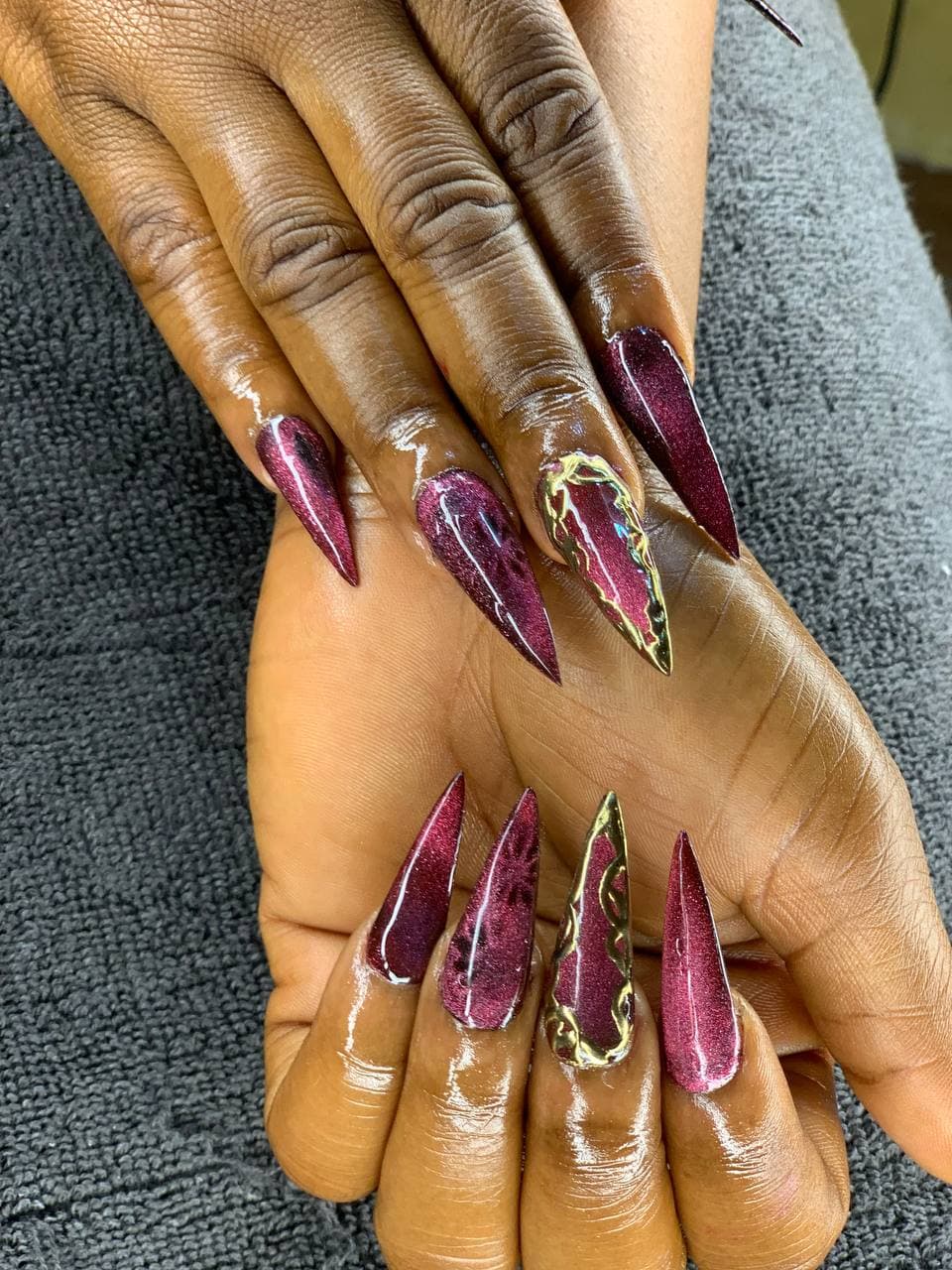 Perfect gel nail extensions